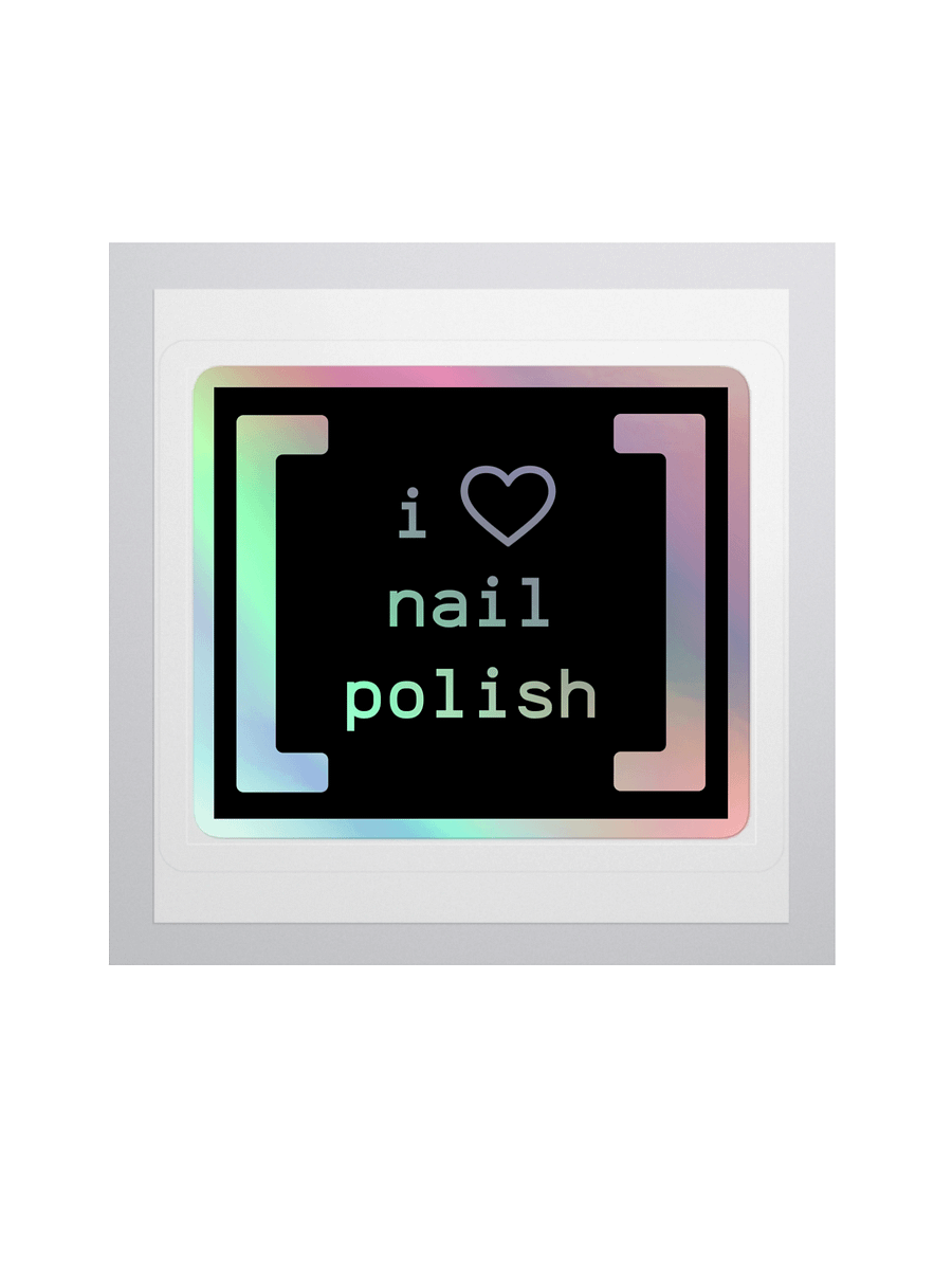 i <3 nail polish: Holo Sticker product image (1)