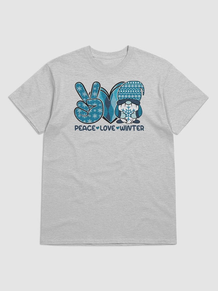 PEACE LOVE WINTER T-SHIRT product image (1)