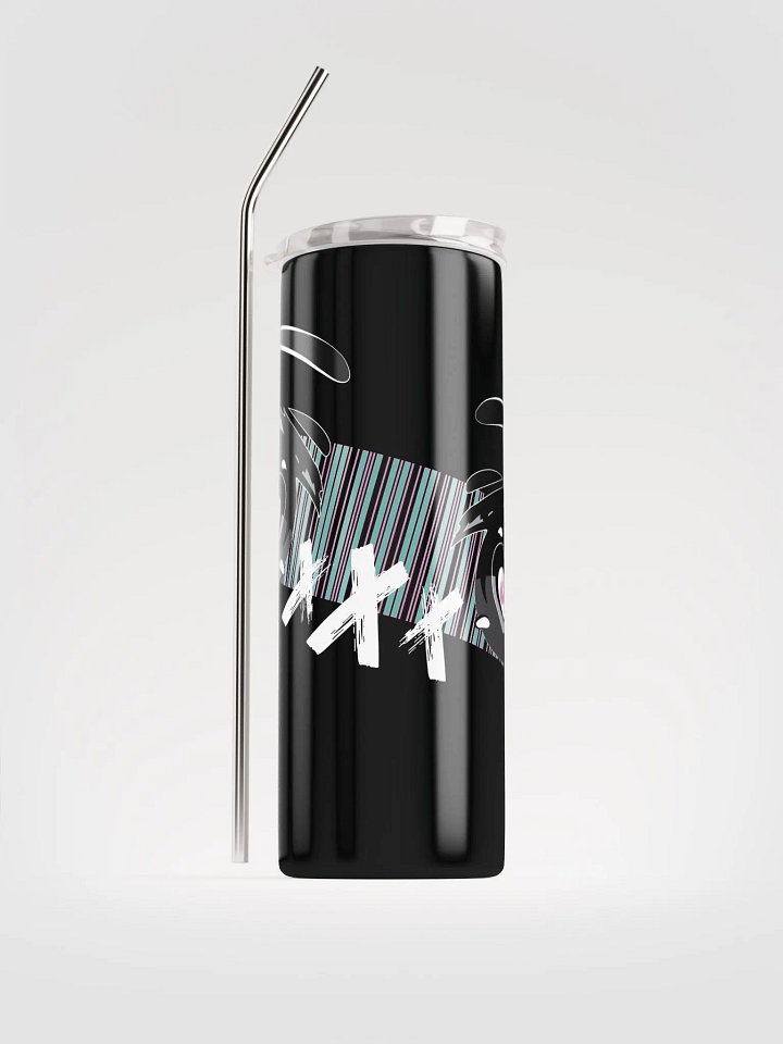 OptimusProcrastinus Eyes Tumbler (Black/White) product image (1)