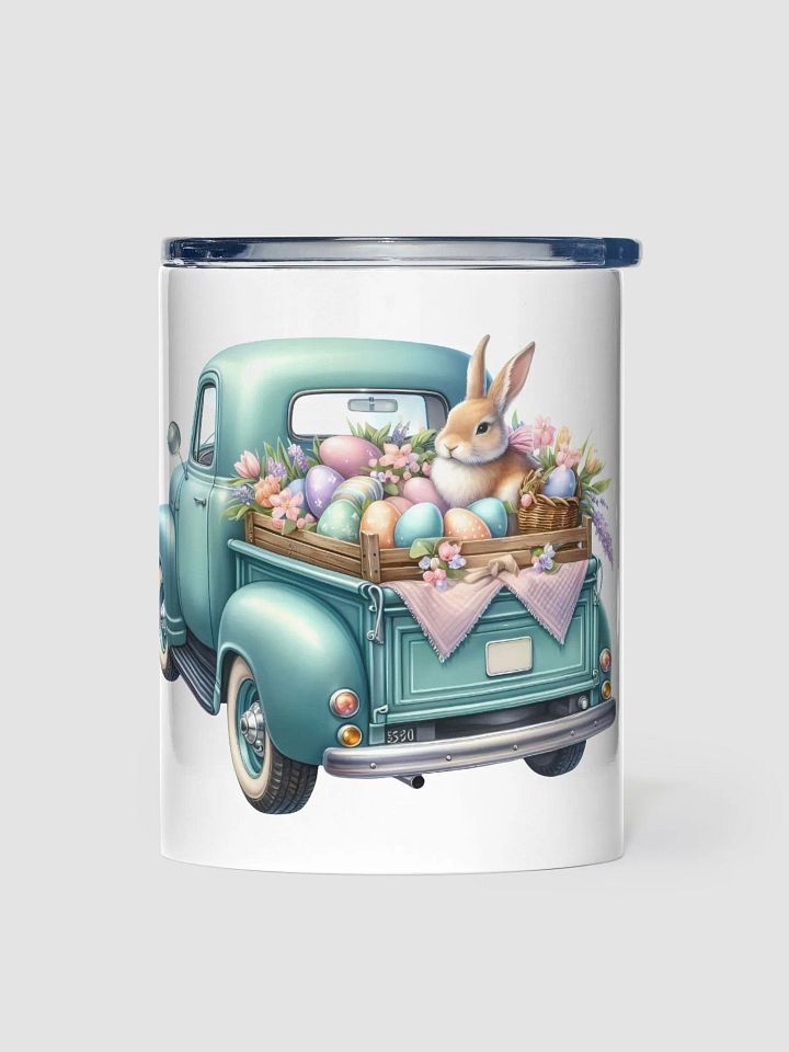 Pastel Green Easter Truck - Kids Tumbler product image (1)