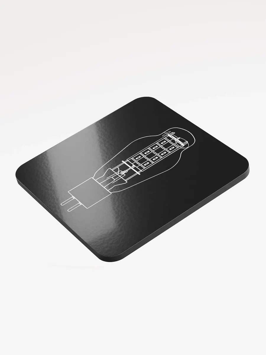 Iyagi Tube Glossed Cork Coaster (black) product image (3)