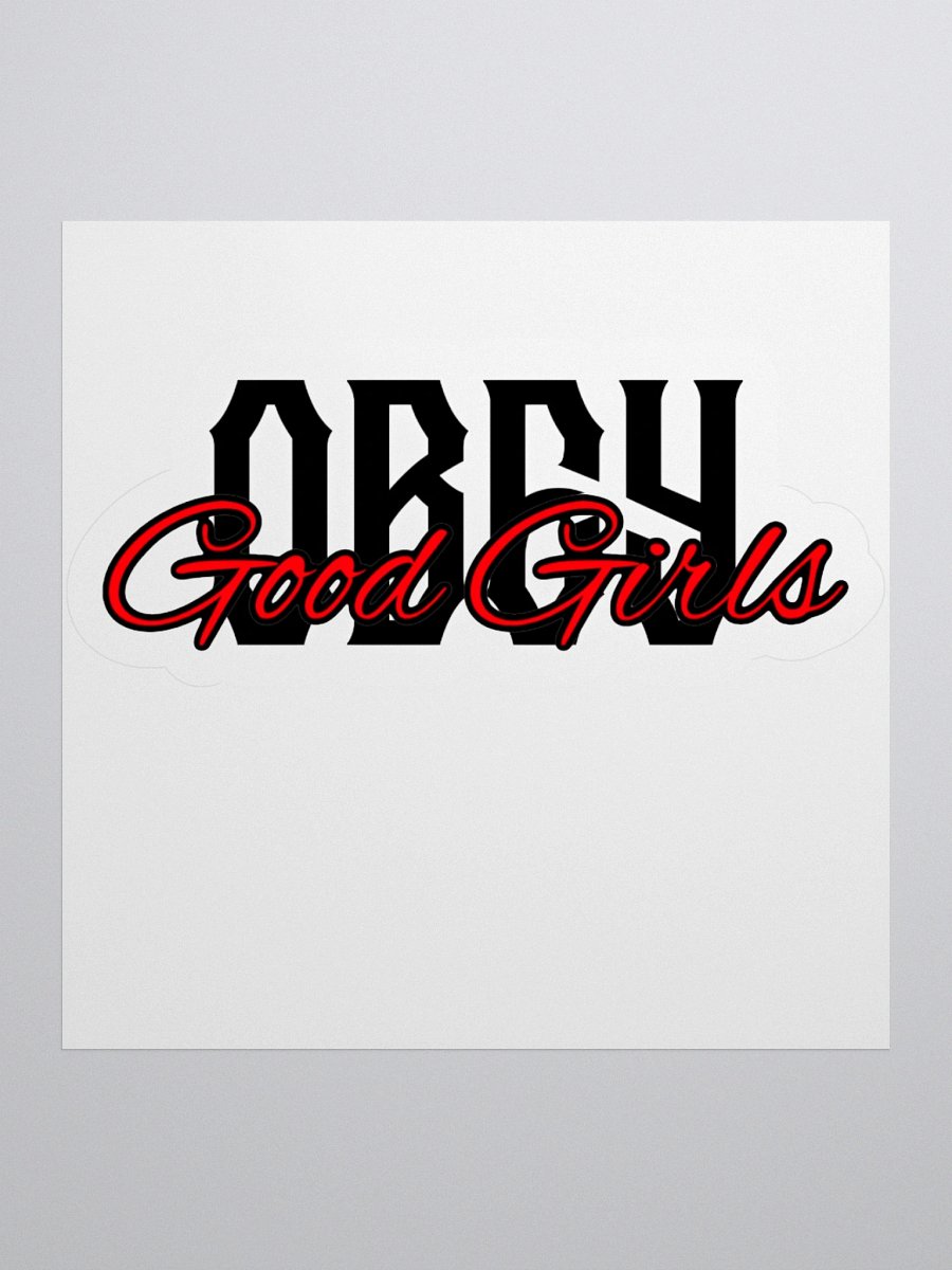 Good Girls Obey Kiss-Cut Stickers product image (1)