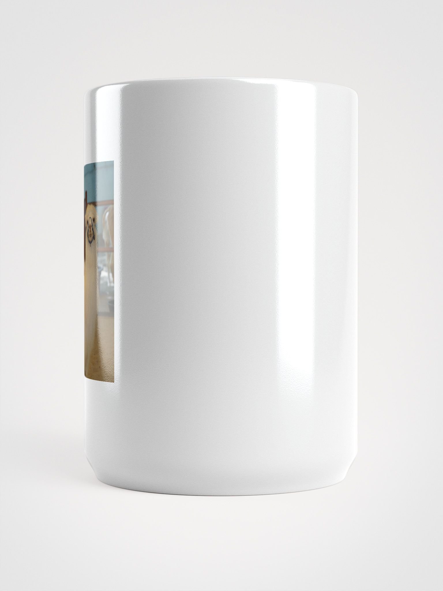 Llama Love White Glossy Mug product image (5)