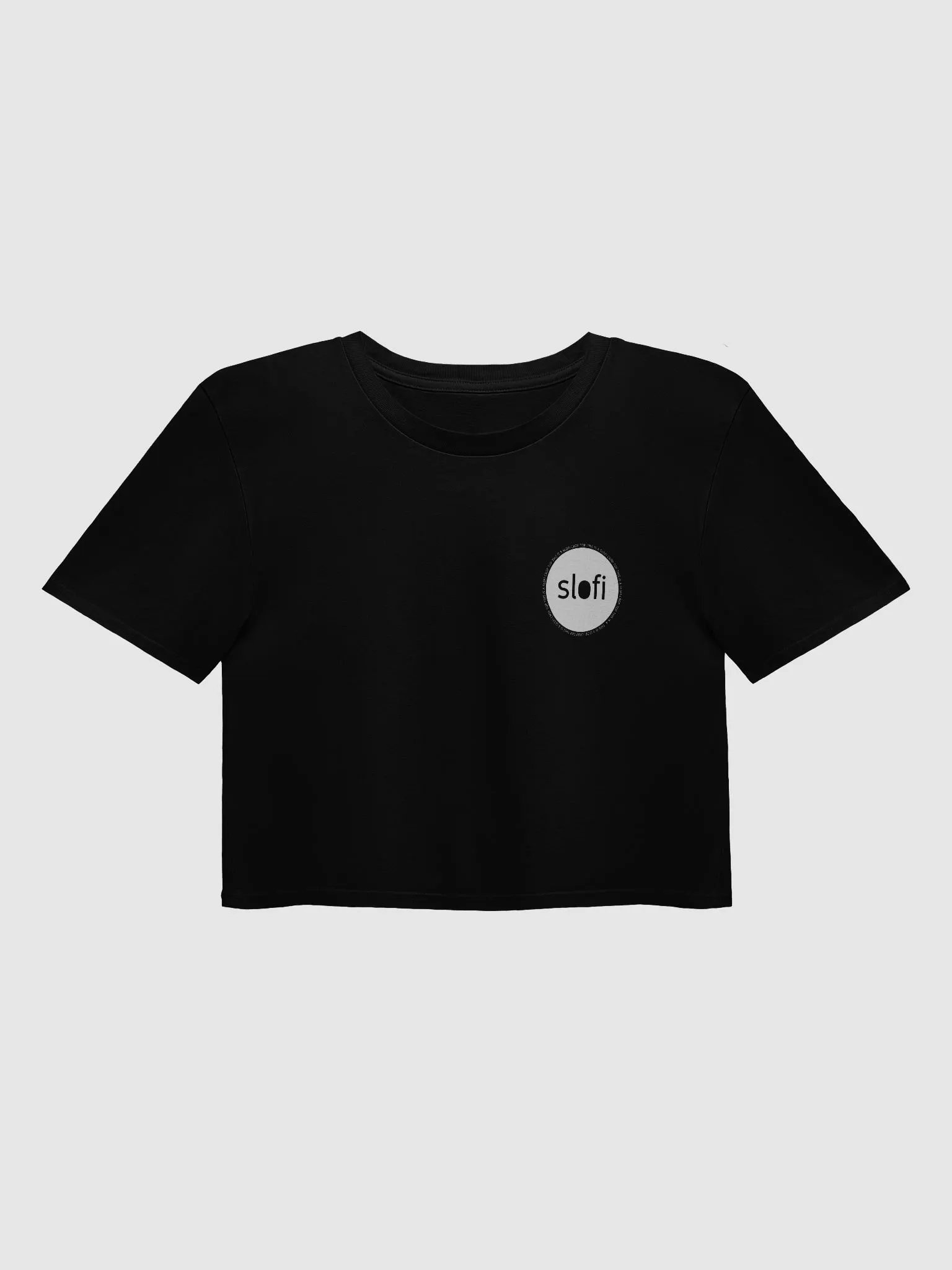 Slofi "Dark Mode" Logo Crop Top product image (1)