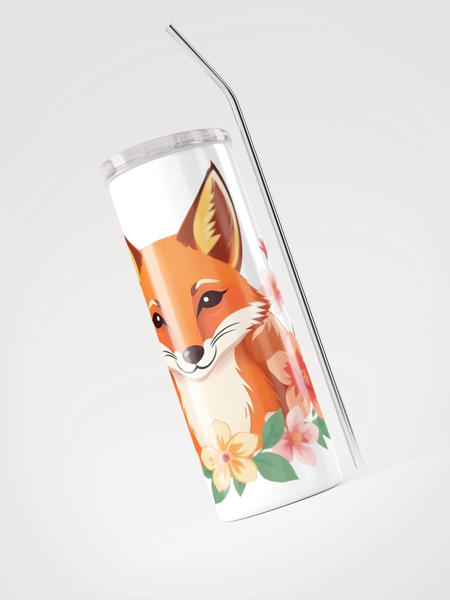 Floral Fox Stainless Steel Tumbler product image (3)