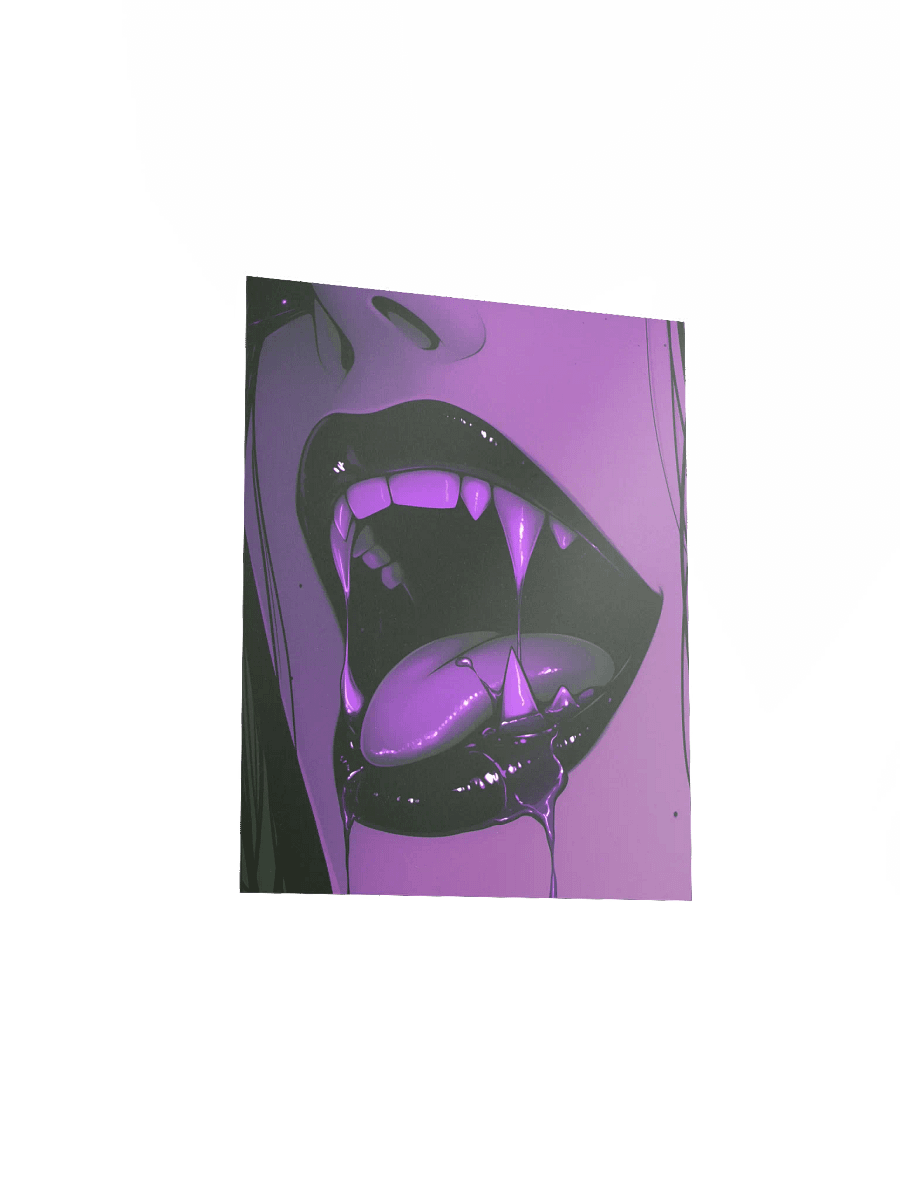 Pink Fangs Matte Poster product image (13)