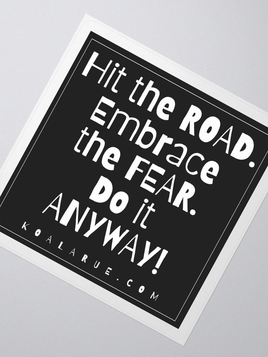 EMBRACE THE FEAR • STICKER product image (1)