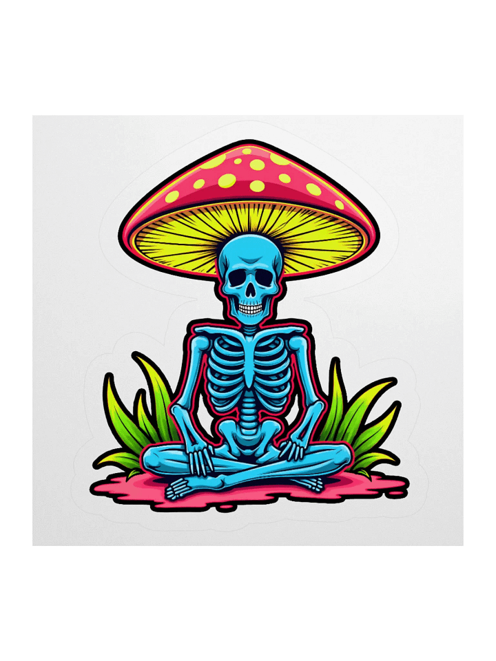 Skeleton Shroom Sticker product image (1)