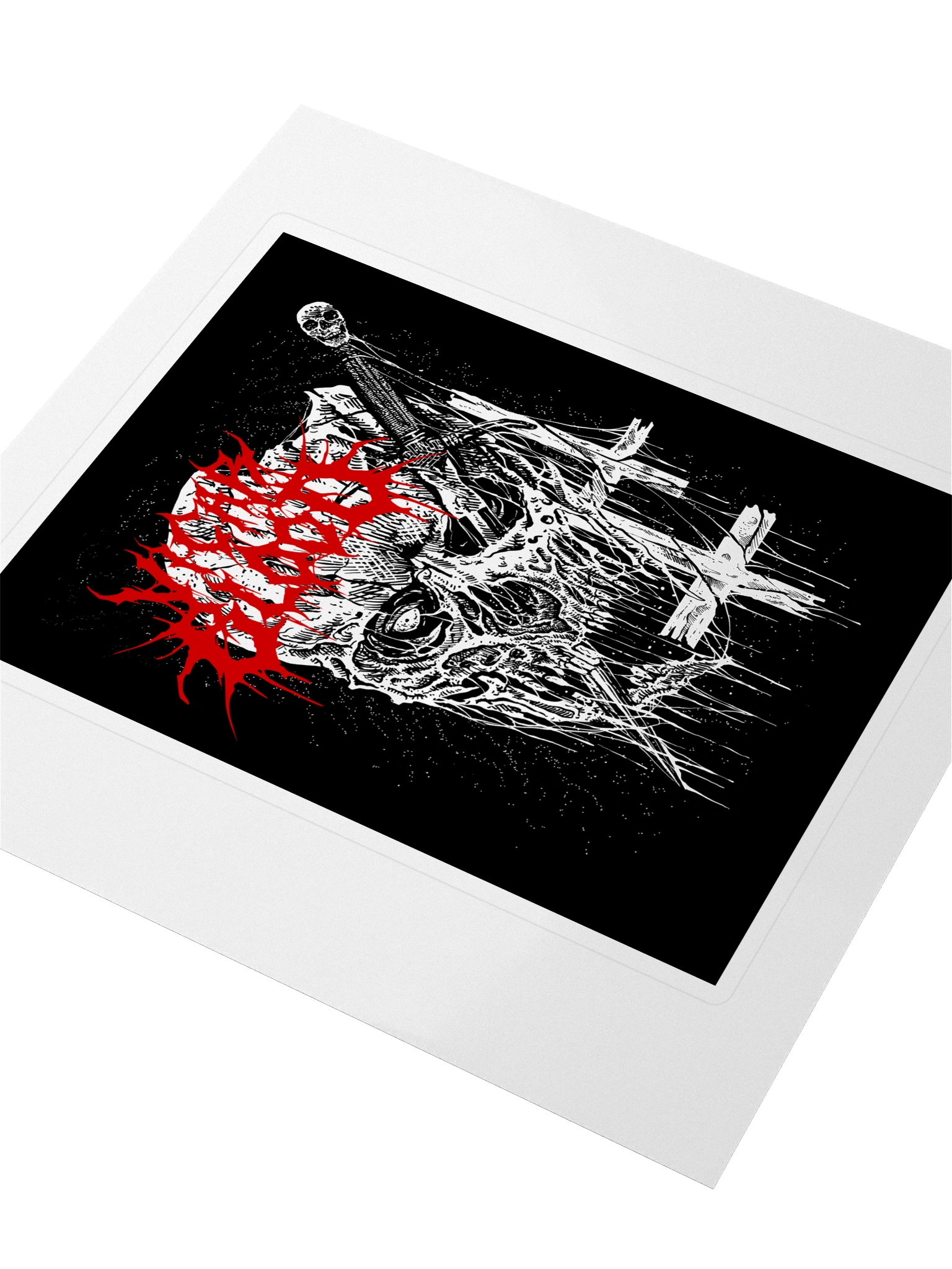 Vicar Skull Sticker product image (3)
