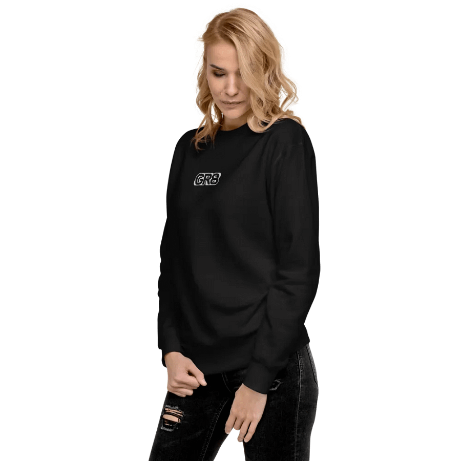 GR8 Minimal Embroidered Sweatshirt (Dark Ver.) product image (12)