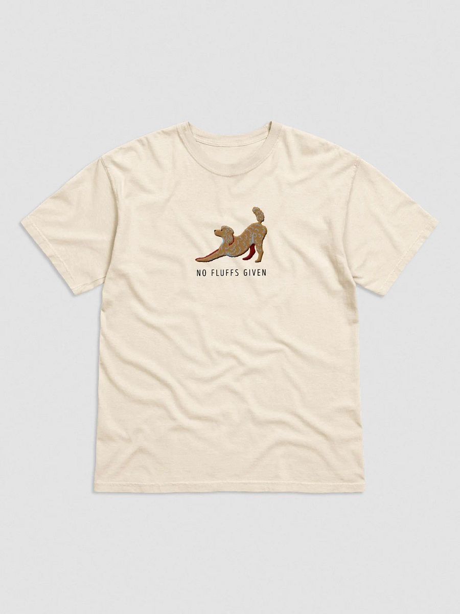 No Fluffs Given(2) T-Shirt(Embroidered) of a Standard Poodle product image (4)