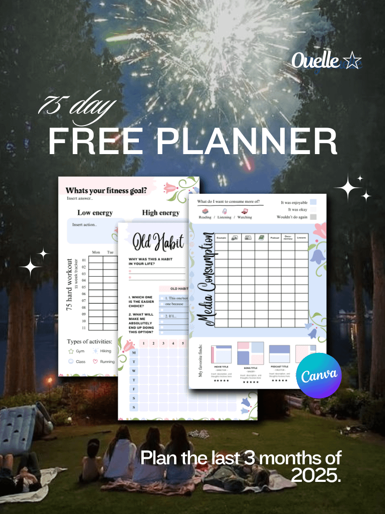 [FREEBIE version] 75 Hard Planner by Ouelle product image (1)