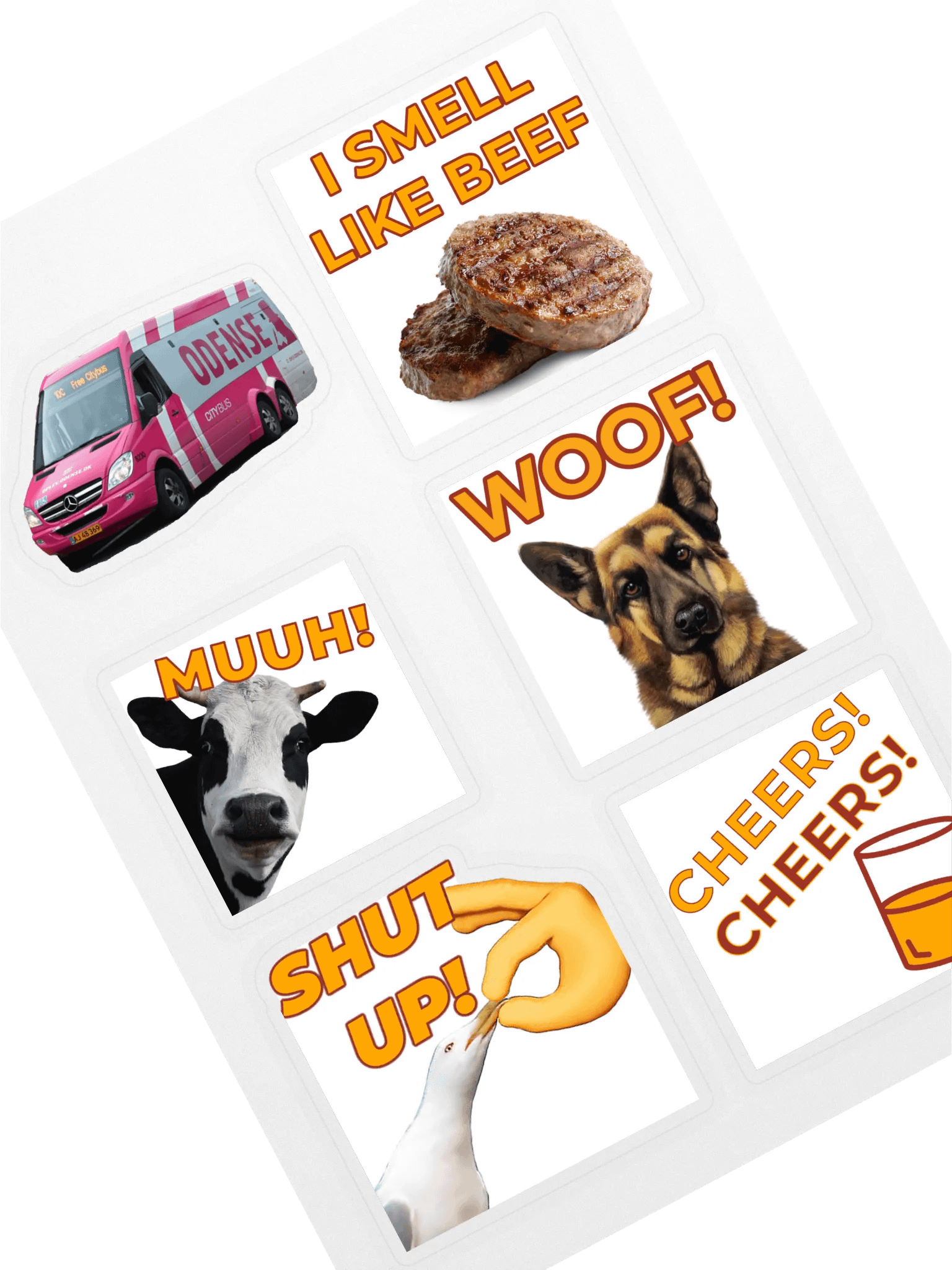 Sticker sheet with emotes product image (1)