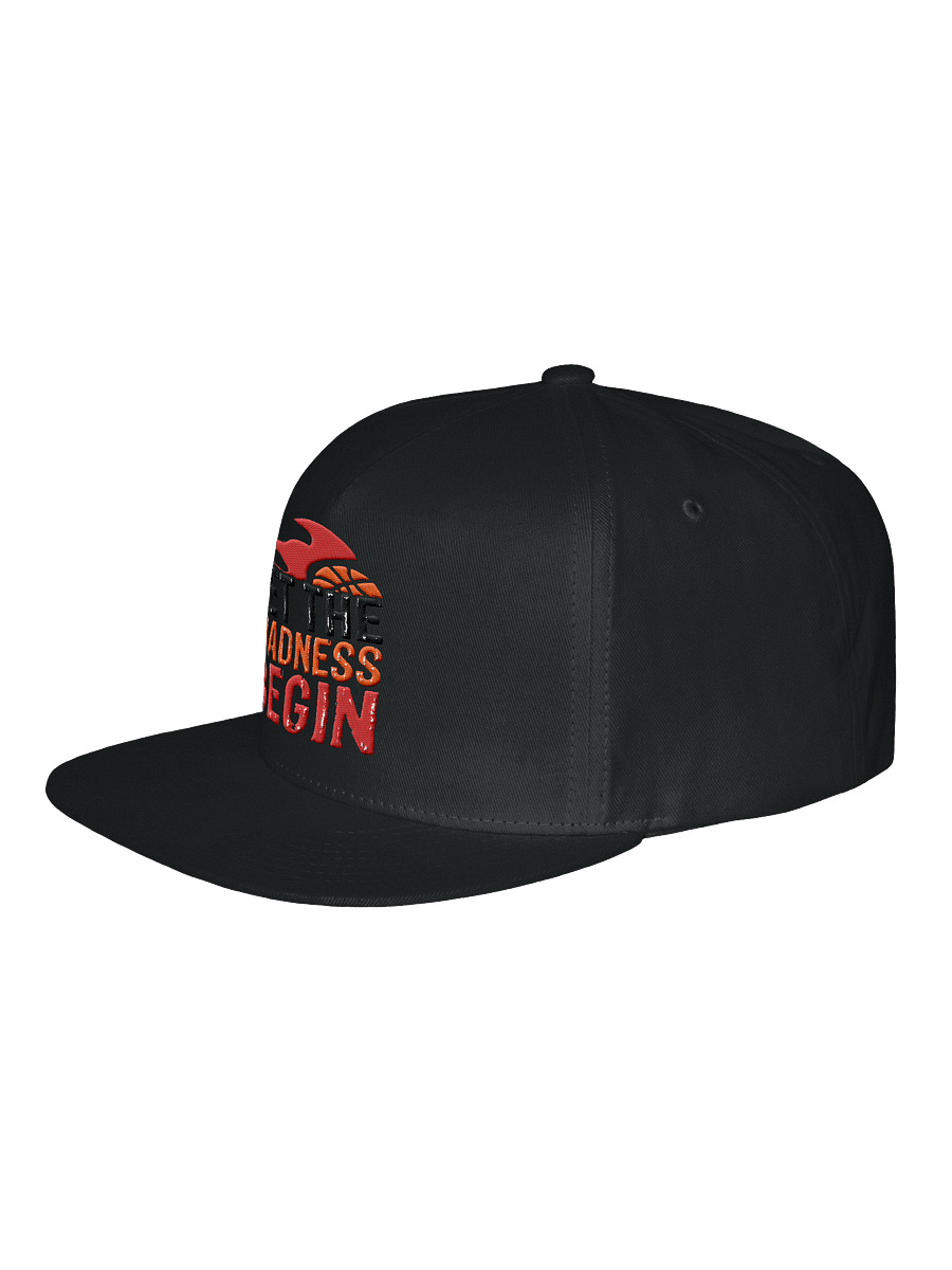 Let the Madness Begin Flat Bill Cap product image (2)