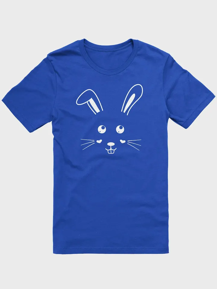 Cute Bunny Face Design Unisex T-Shirt, Bella+Canvas Supersoft T-Shirt, Spring Apparel, Easter Gift, Animal Lover Tee, Cute Graphic Shirt product image (46)