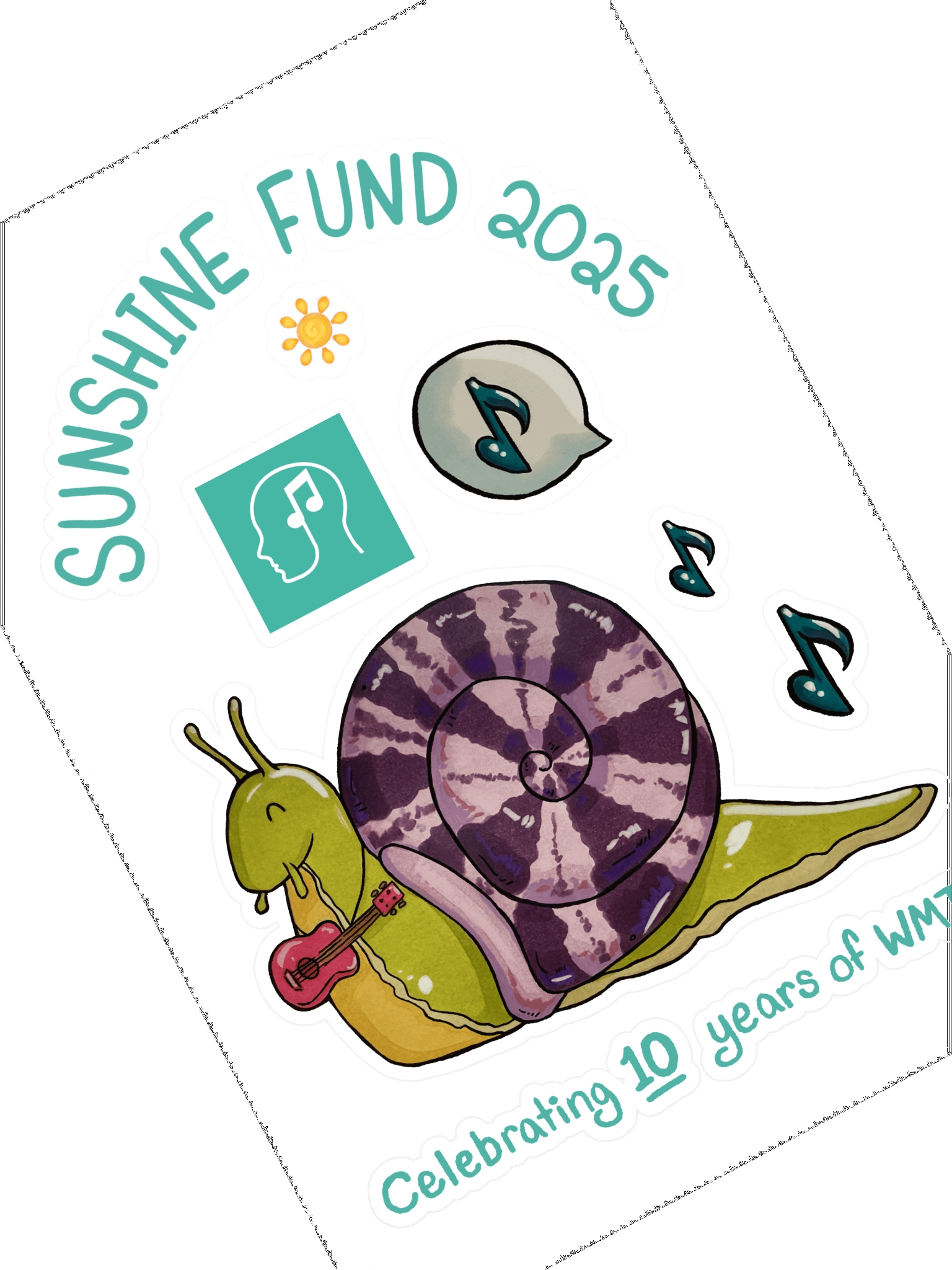 Sunshine Fund 2025 Sticker Sheet (Limited Edition) product image (2)