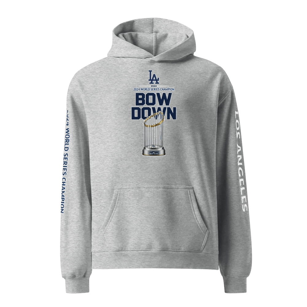 "Bow Down" LA Dodgers 2024 World Series Champion Hoodie | LA Dodgers | MLB Home Locker product image (1)