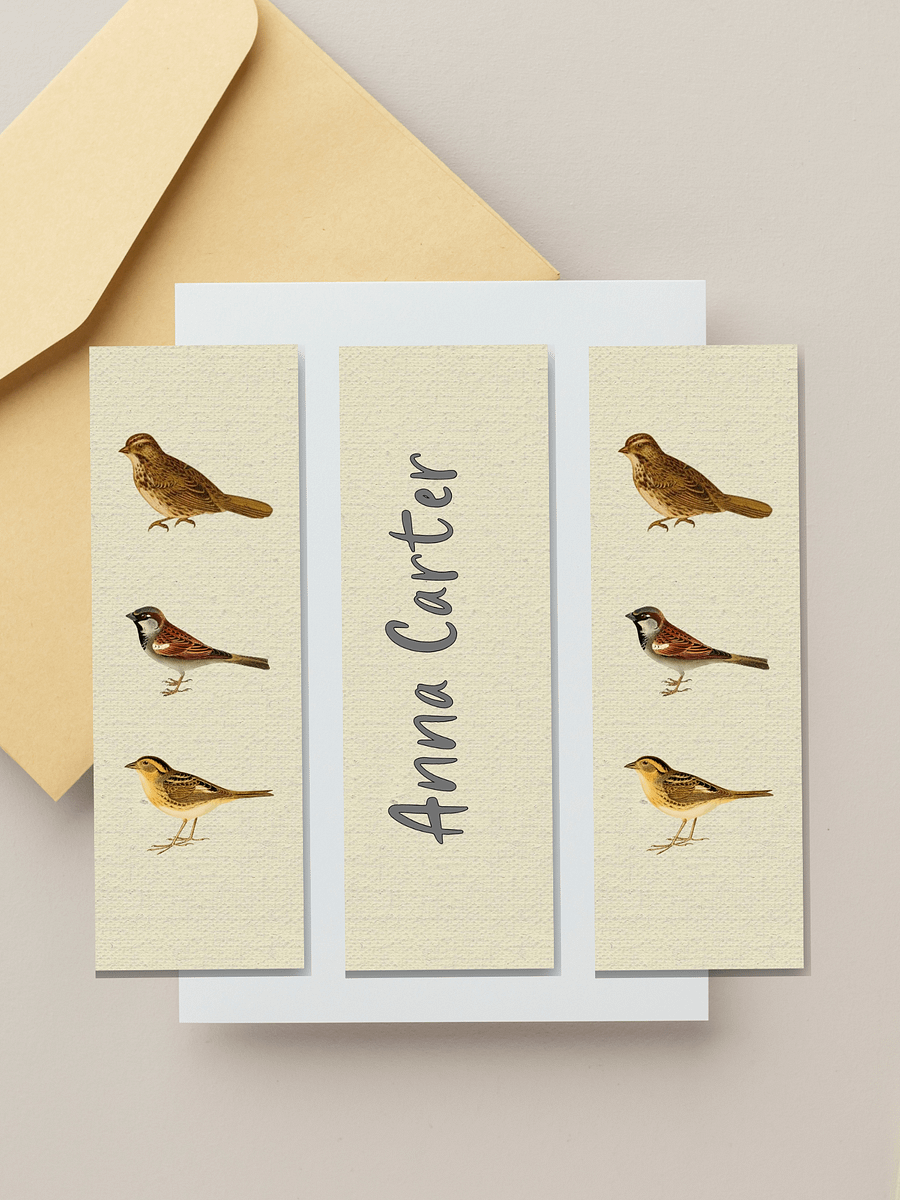 Sparrow Bookmark product image (2)
