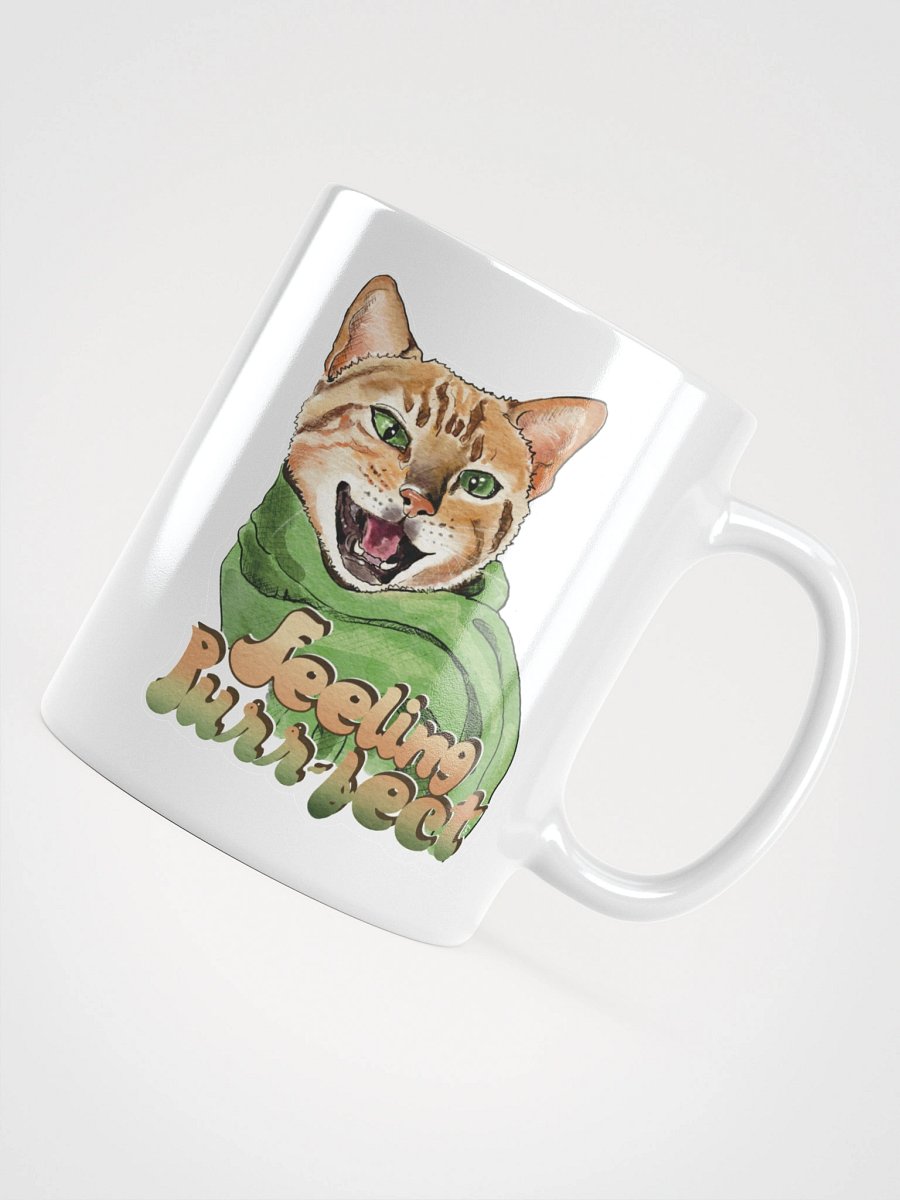 Feeling Purr-fect Cat with a scarf Mug product image (10)