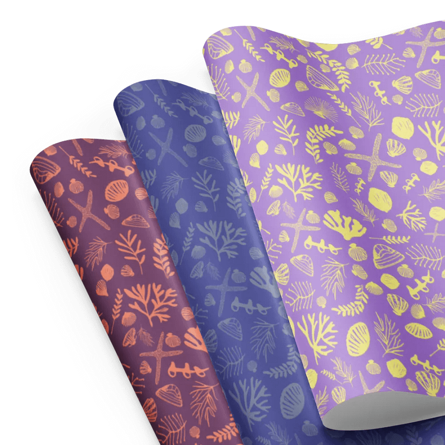 Ocean Hues Wrapping Paper Set product image (11)