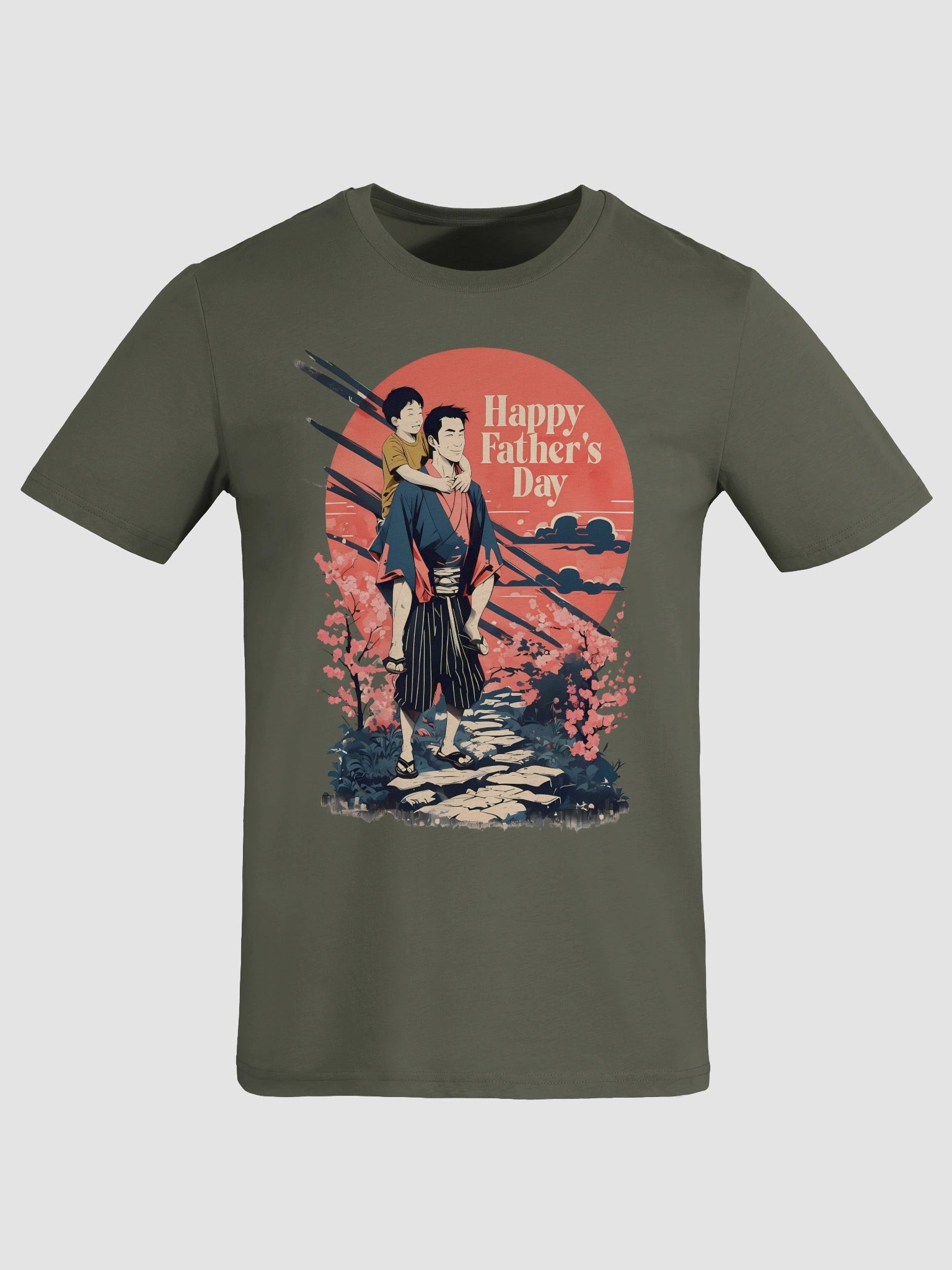 Happy Father’s Day Illustration | Cotten T-Shirt Print product image (20)