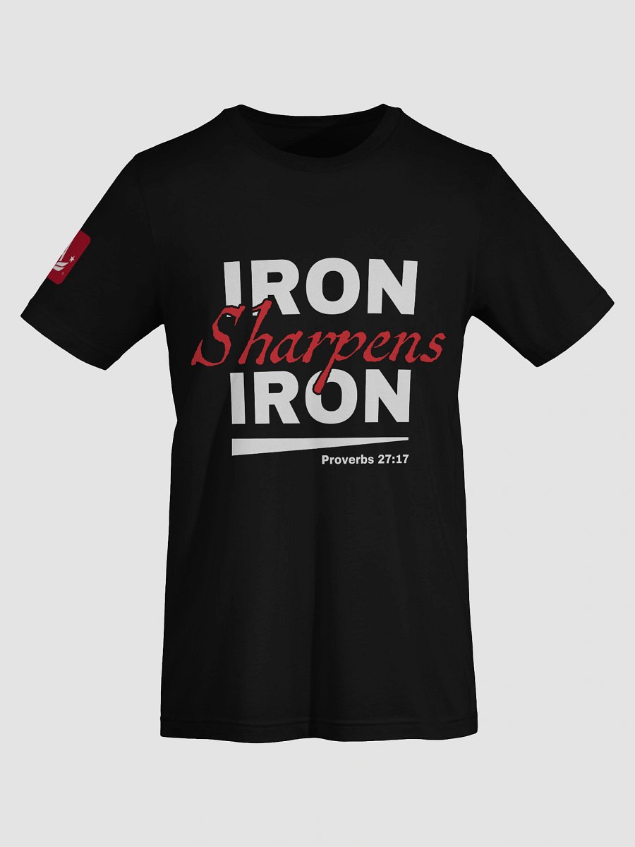 Women’s Iron Sharpens Iron T-Shirt – Proverbs 27:17 product image (7)