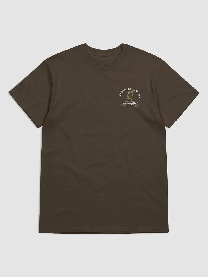 Looping On My Nordic Tug - T-Shirt - Dark Shirt w/White Logo product image (2)