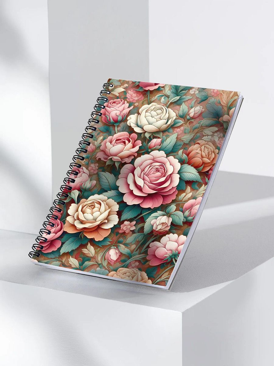 Royal Floral Spiral Notebook product image (3)