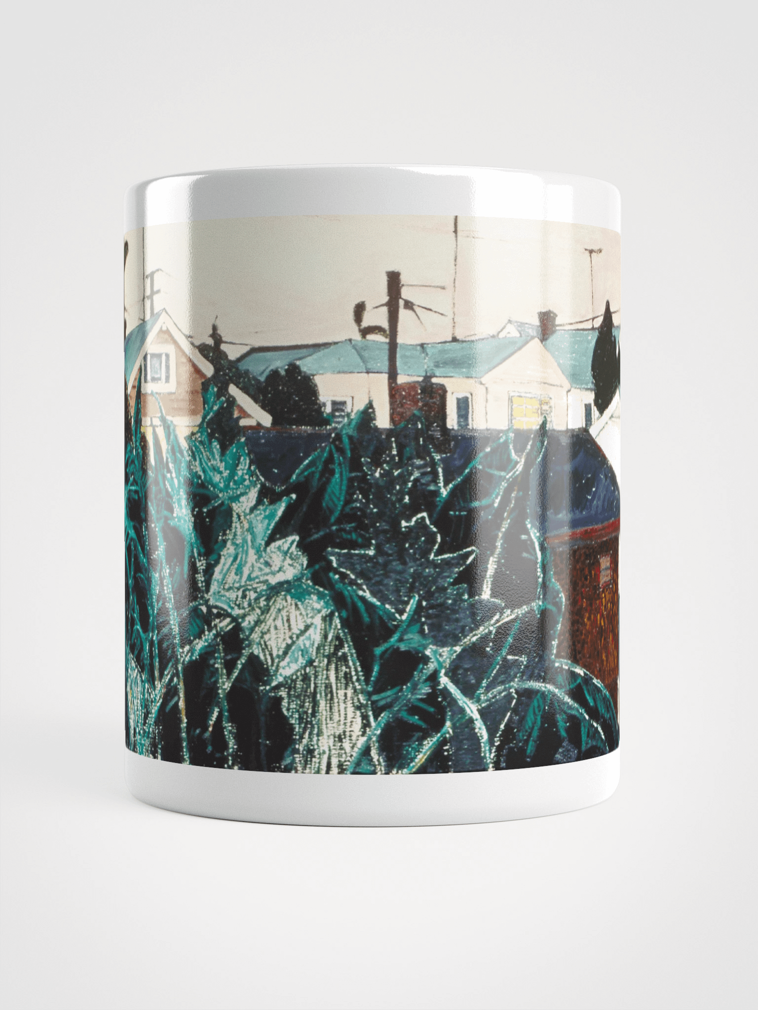 Leaning into Night (1983) on White Glossy Mug product image (5)