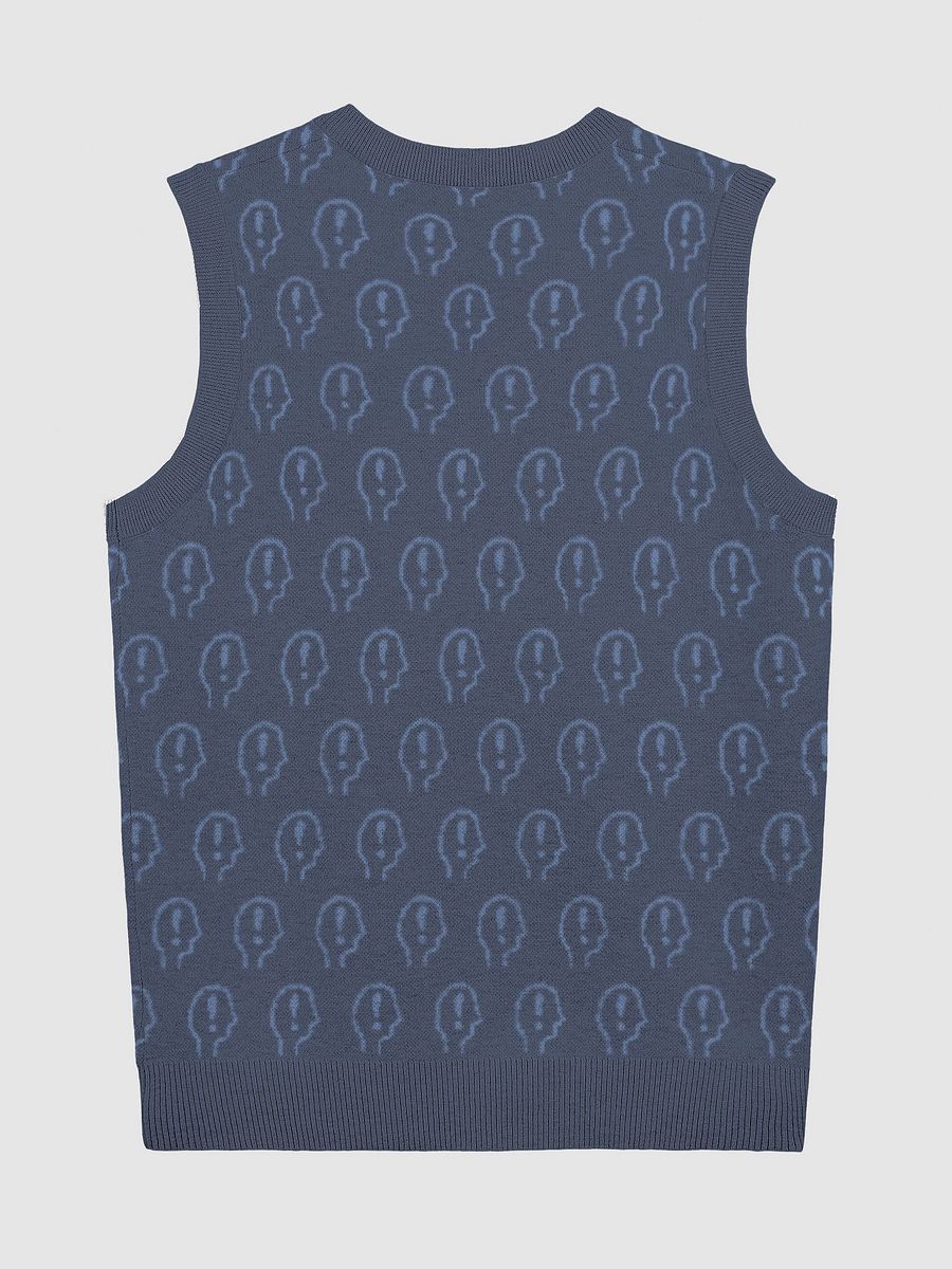 EXCLAIMING MENTALLY (duotone navy) knitwear vest product image (9)