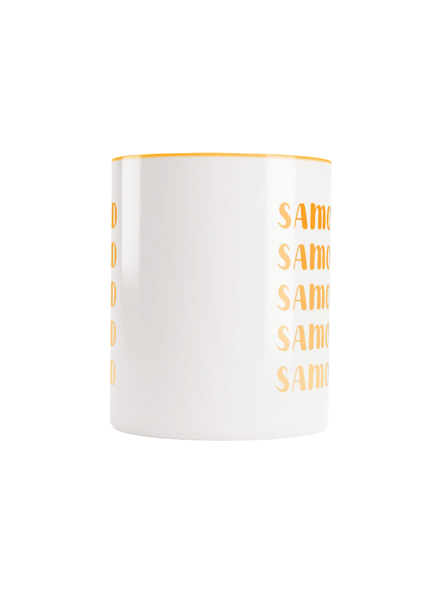 Samoyed Yellow Trendy Ombre Mug For Samoyed Lovers product image (3)