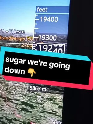 gotta love when your flight has a map with a live altitude reader 🤣 this was one of our connections on the way to #sotfest2024 #bemorepirate #travel 