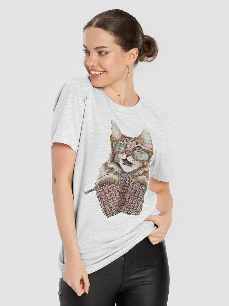 Knitting Cat T