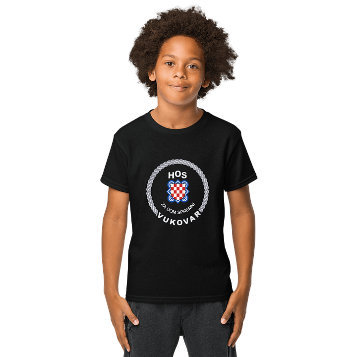 HOS Vukovar Checkered Shield Youth Sports Tee product image (1)