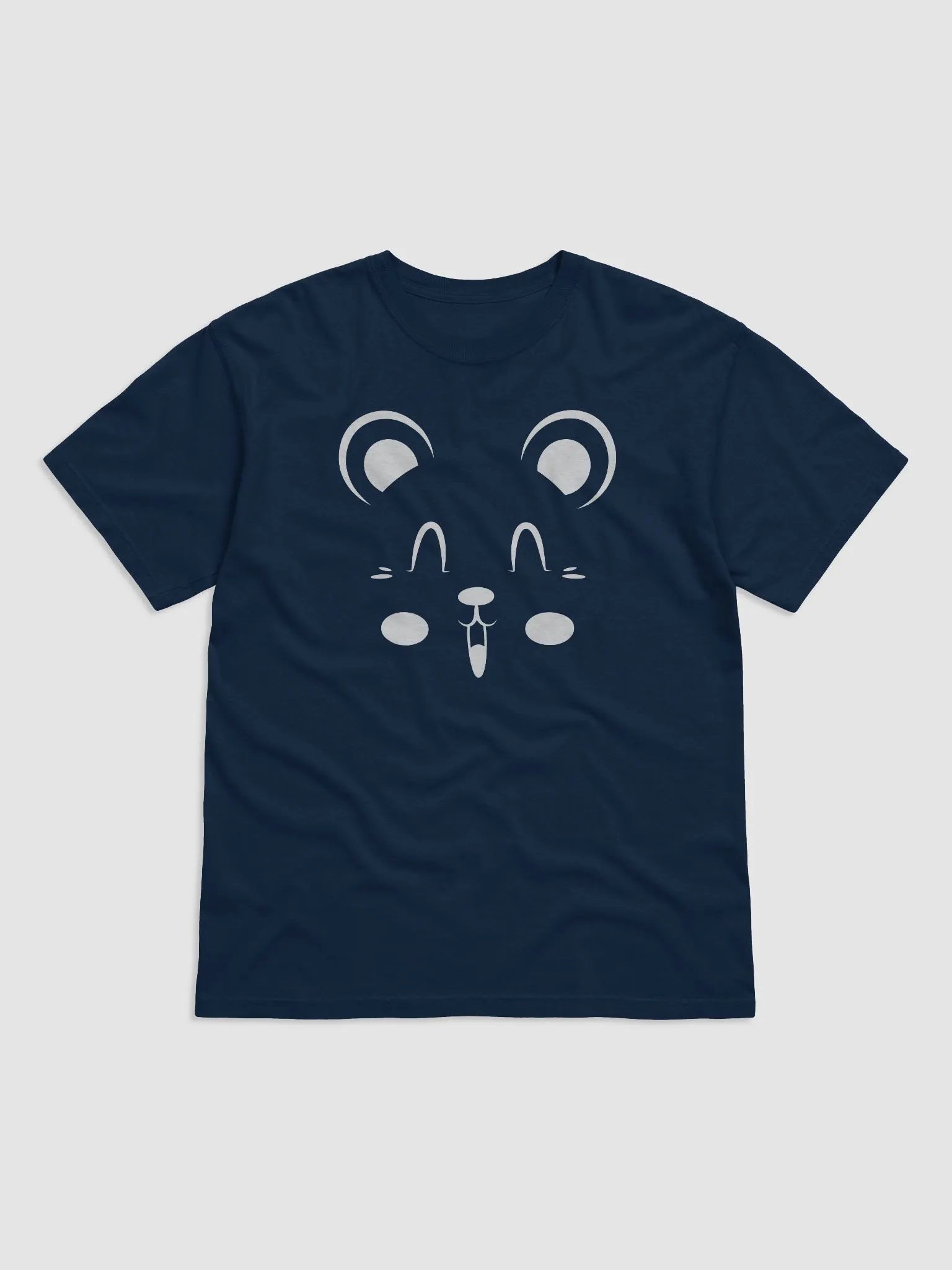 Teddy Bear Face Design Garment-Dyed Heavyweight T-Shirt, Unisex T-Shirt, Spring Apparel, Animal Lover Tee, Cute Graphic Shirt product image (2)