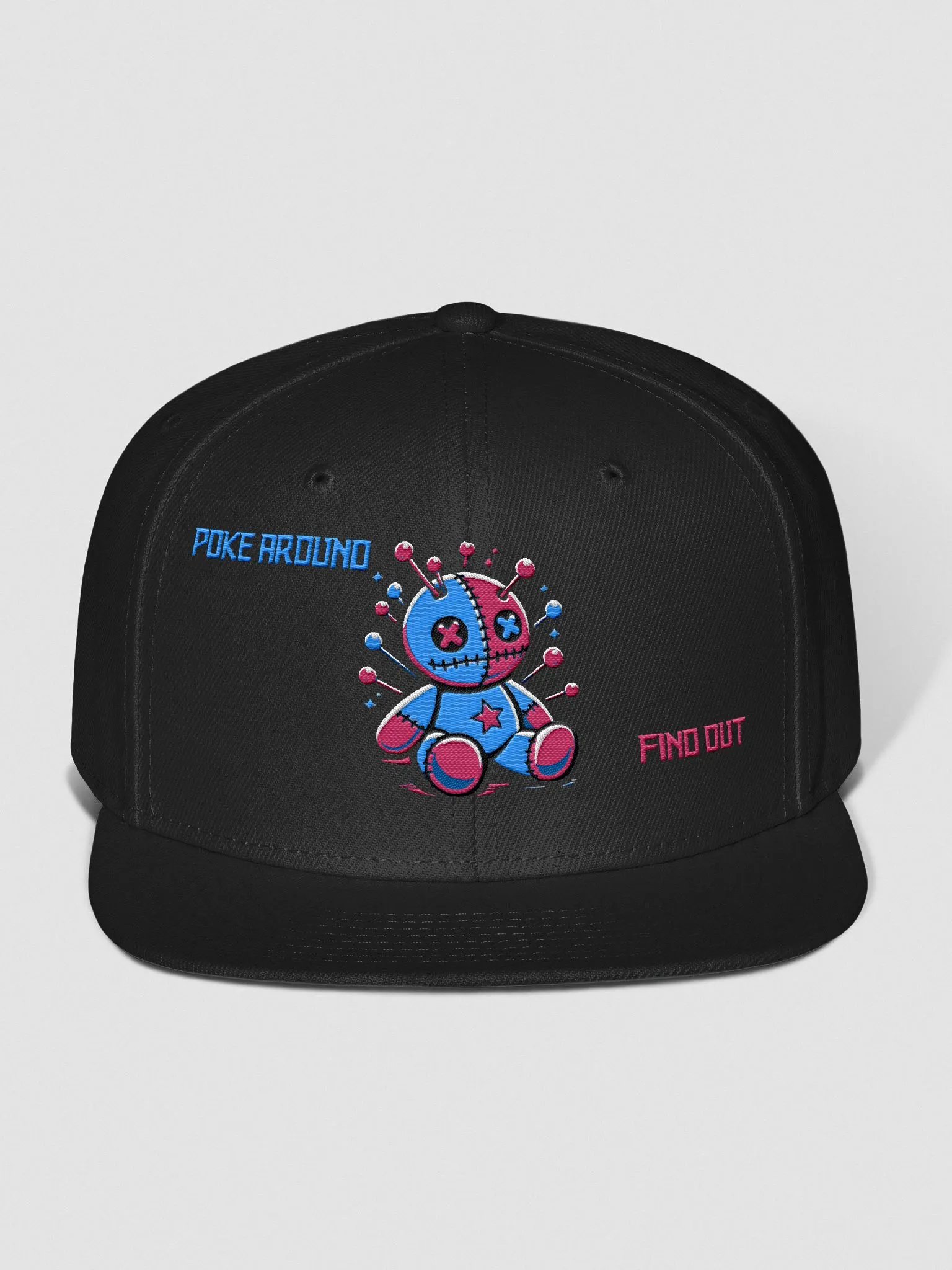 Poke around...Find out Embroidered snapback product image (1)