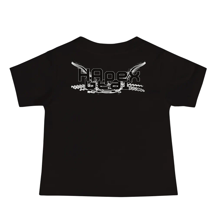 Baby Jersey Short Sleeve Tee - Black HApex Gear Black Logo product image (2)
