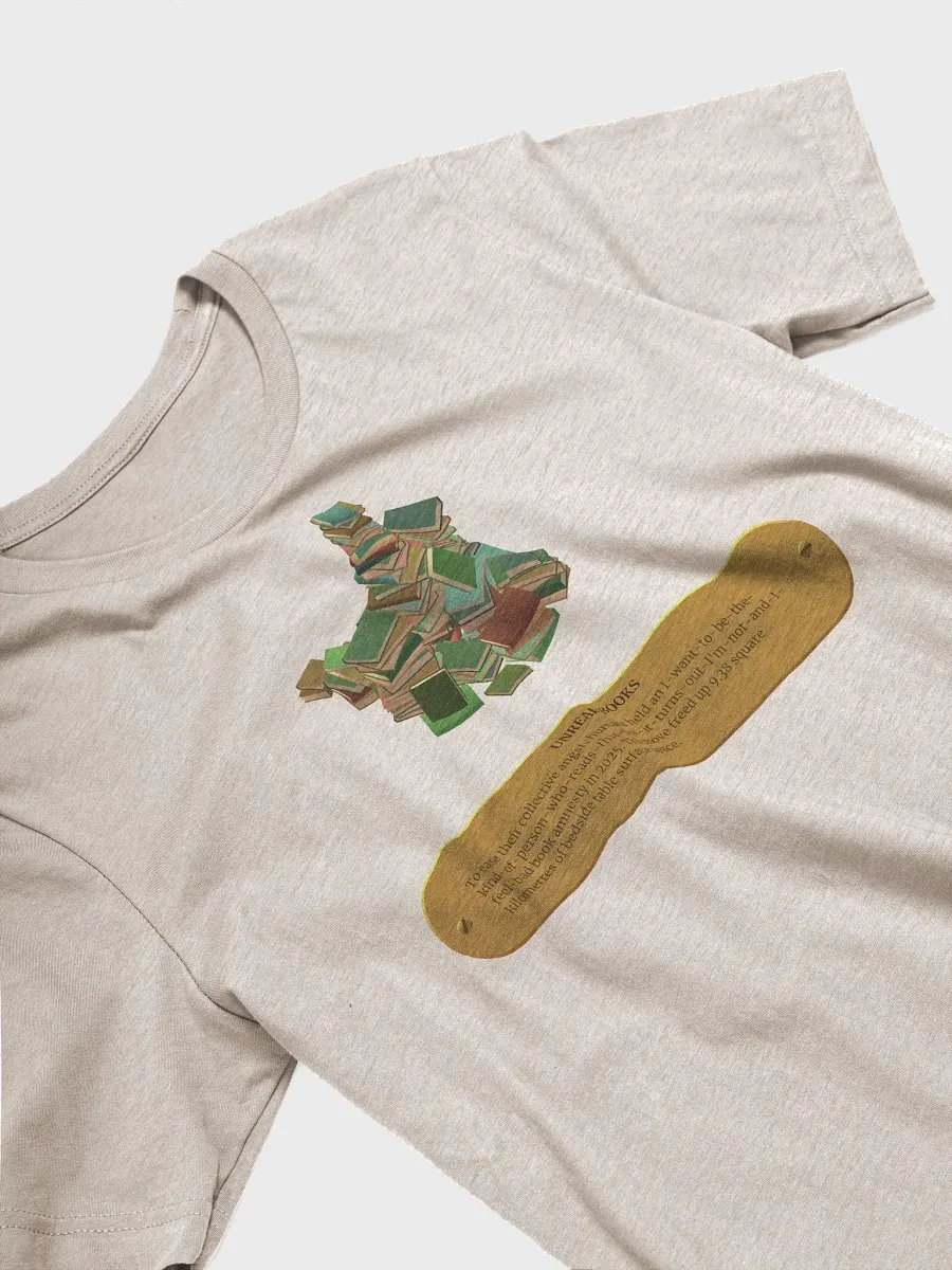 A Monster's Expedition T-Shirt - Pile of Unread Books Exhibit product image (3)