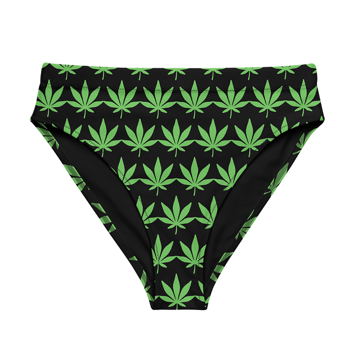 Green Dream High Waisted Bikini Bottom product image (1)