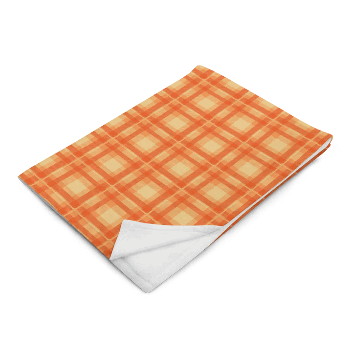 Orange Lines Blanket product image (2)