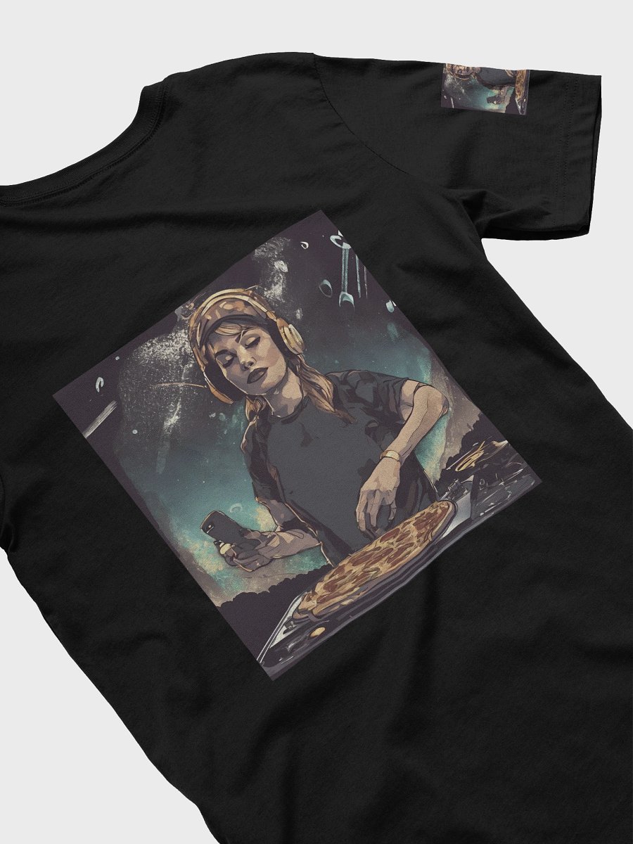 Cosmic DJ Pizza T-Shirt product image (4)