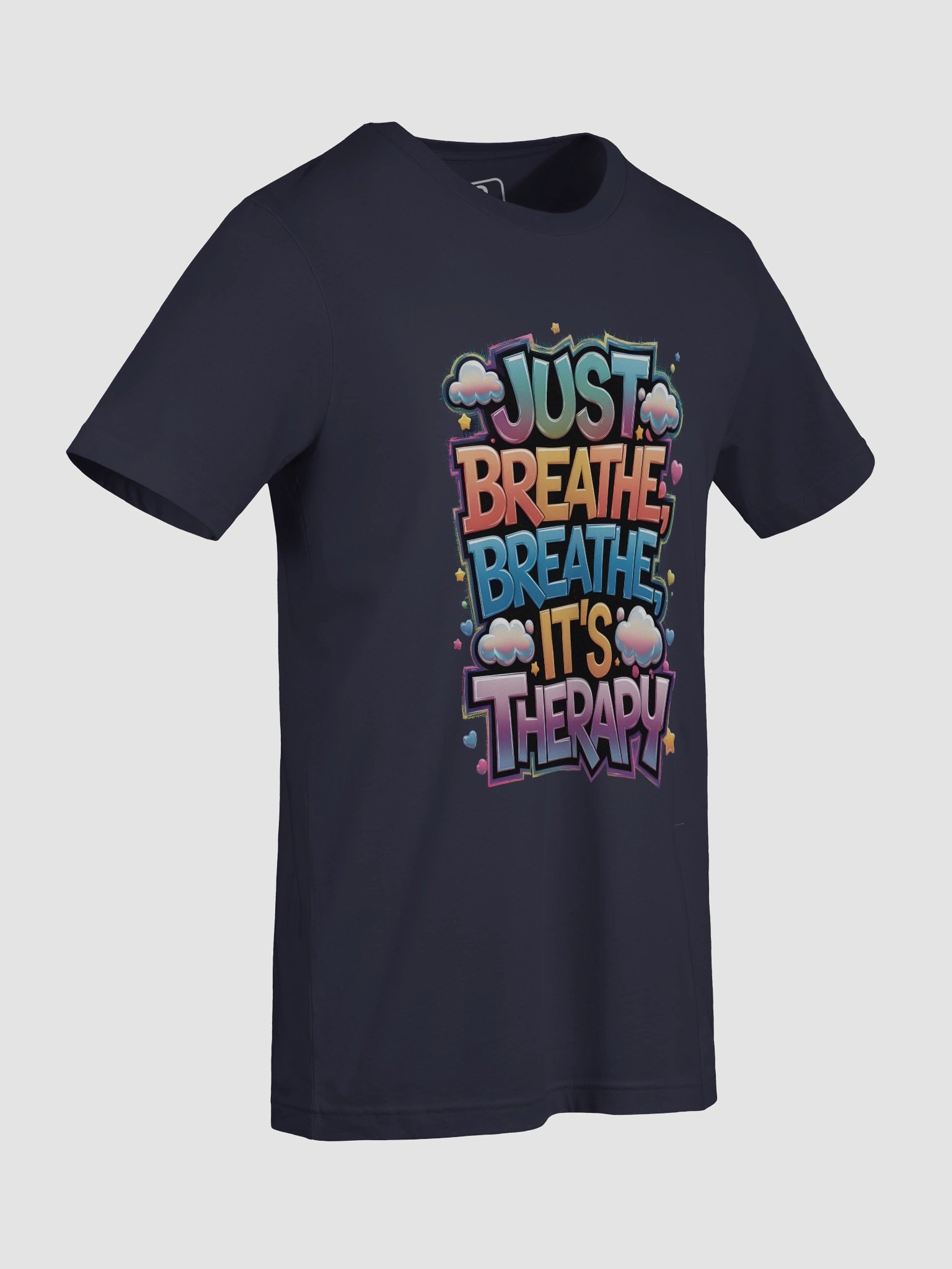 Just Breathe, breathe, it's therapy T-shirt product image (9)