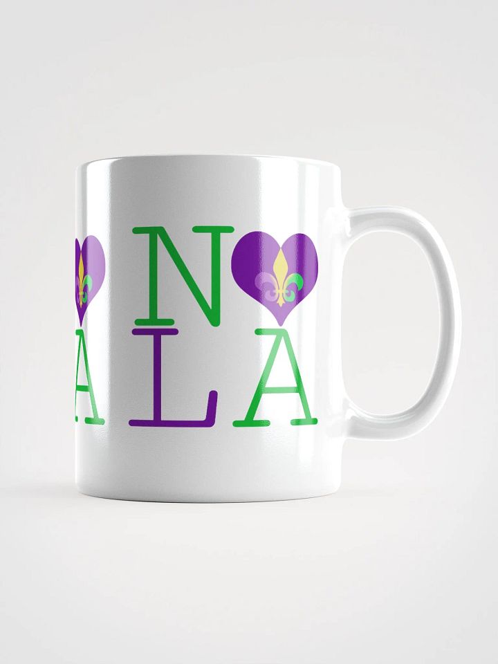 I LOVE NOLA **BIGSHOT MUG** (MARDI GRAS) product image (2)