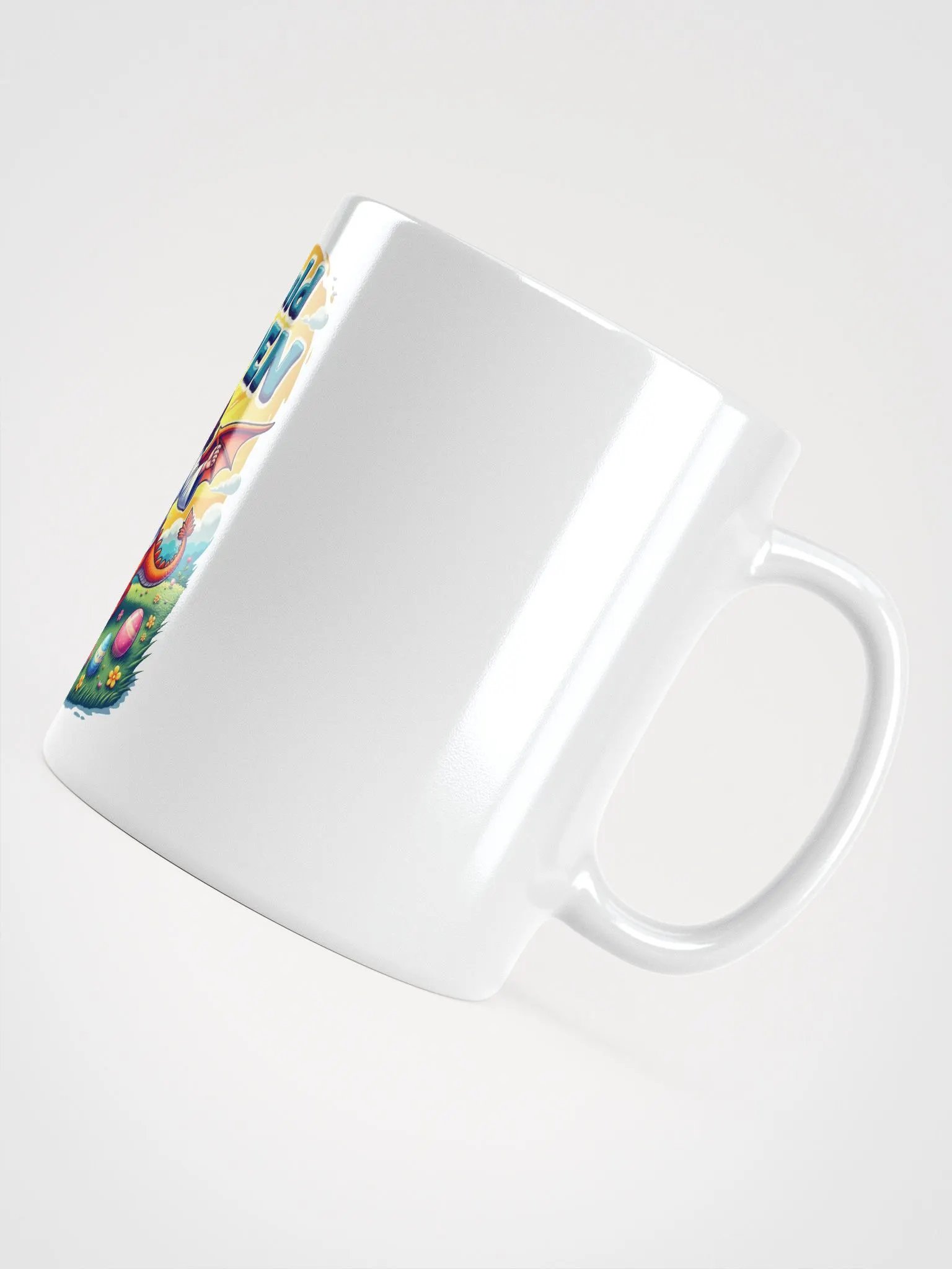 It Could Happen Easter Dragon White Glossy Mug product image (11)