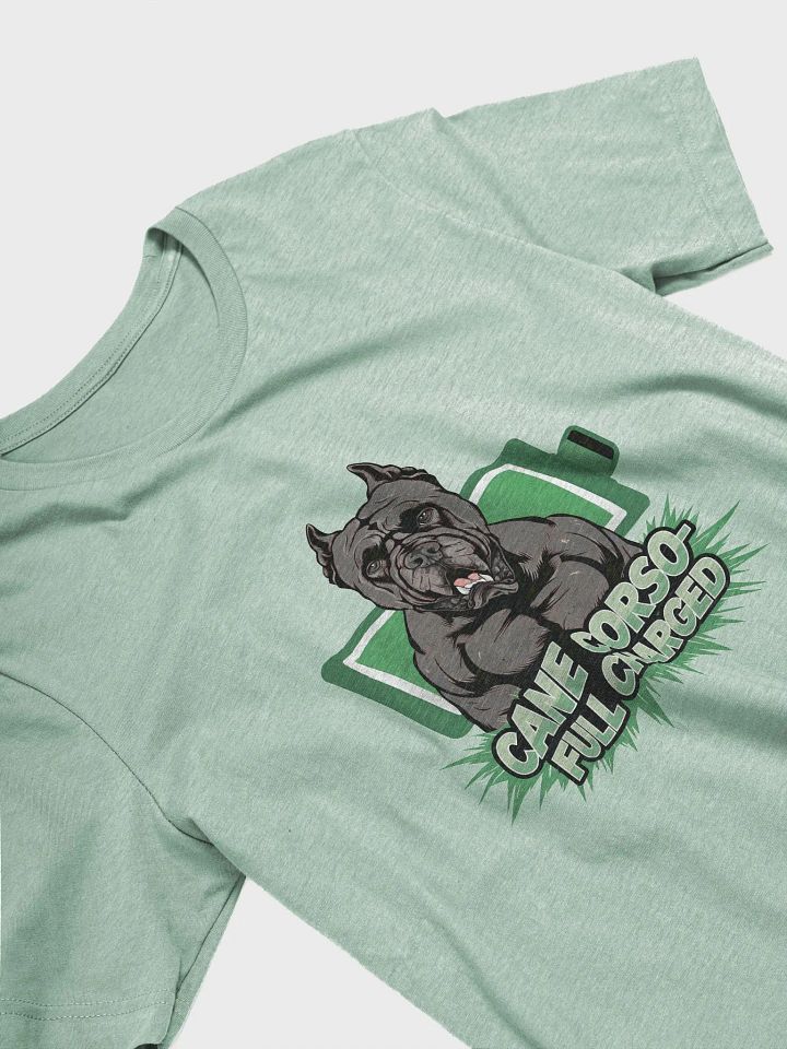 Cane Corso Always Full Charged T-Shirt | Fun Dog Energy Apparel product image (2)