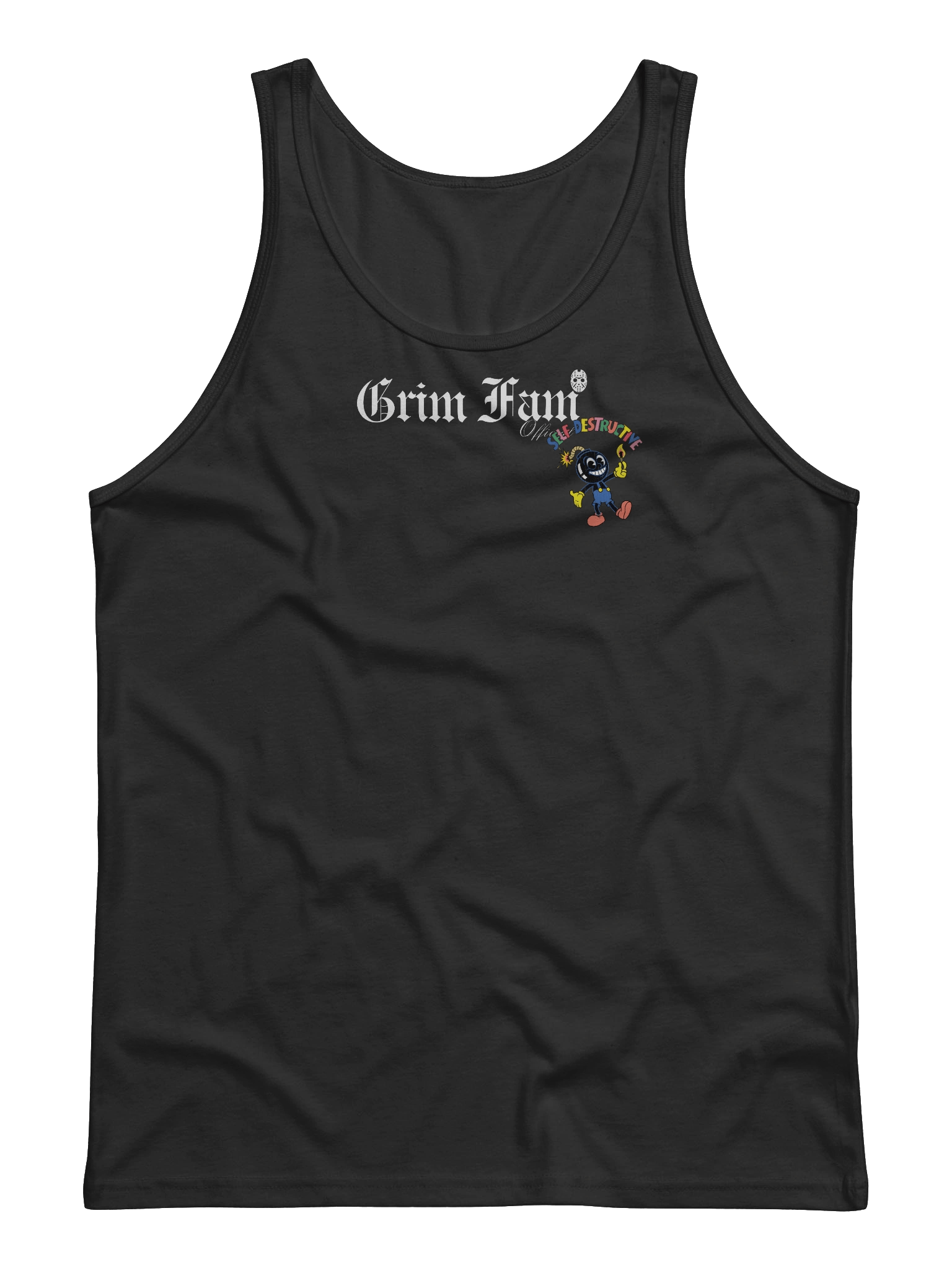 GRIMFAM – THE SELF-DESTRUCTIVE TANKTOP/SINGLET #1 product image (1)