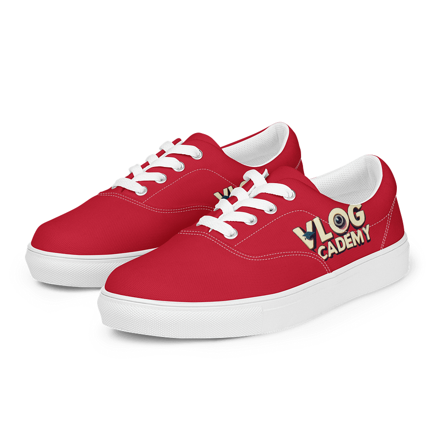 Vlog Academy Men's Lace-Up Canvas Shoes product image (5)