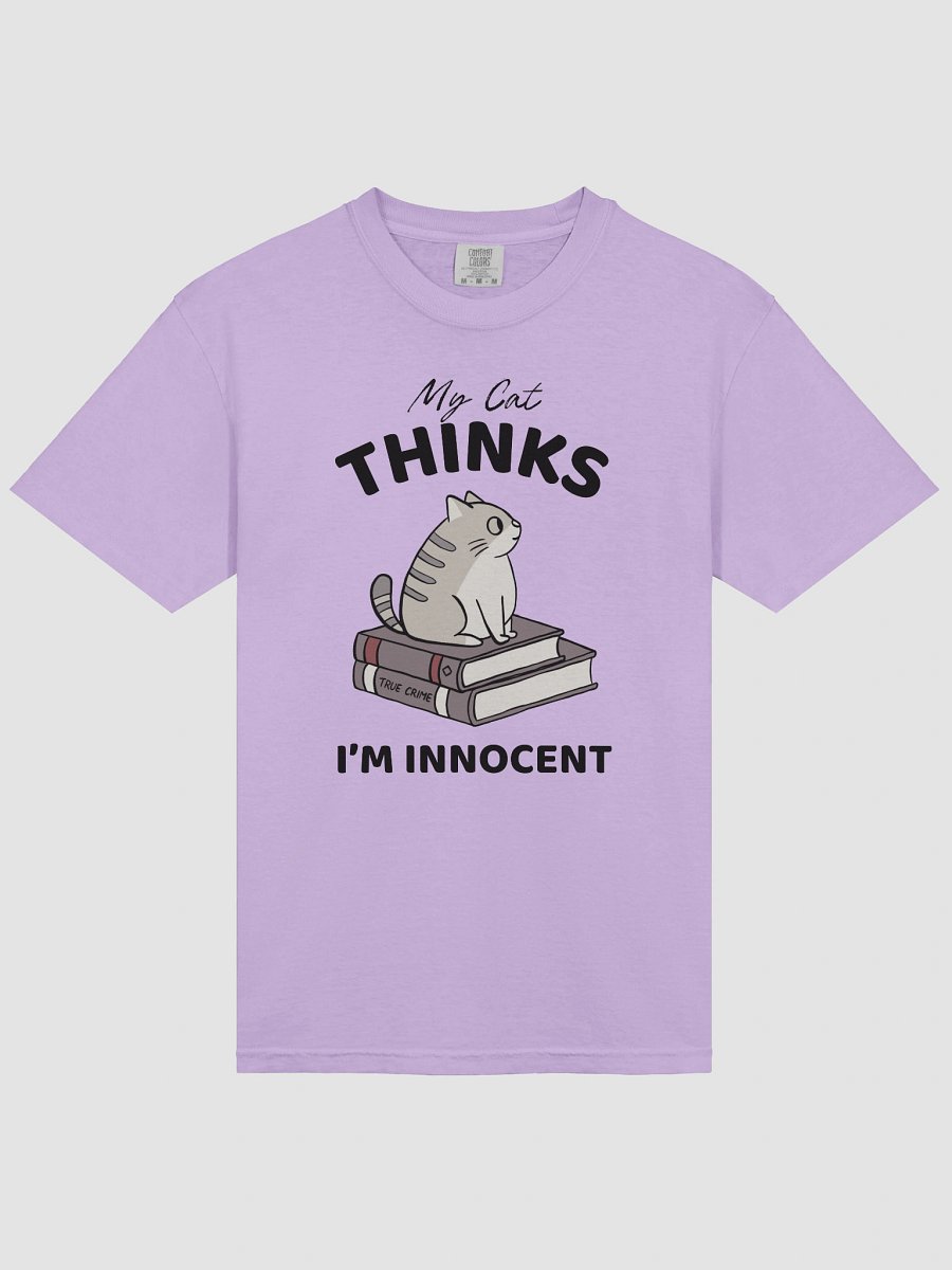 Hand-drawn Purr-fect Gift for Cat Moms Who Love Murder Mysteries - True Crime Graphic Tee product image (14)