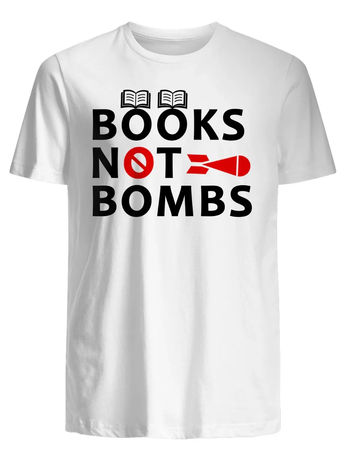 Books Not Bombs T-Shirt product image (1)