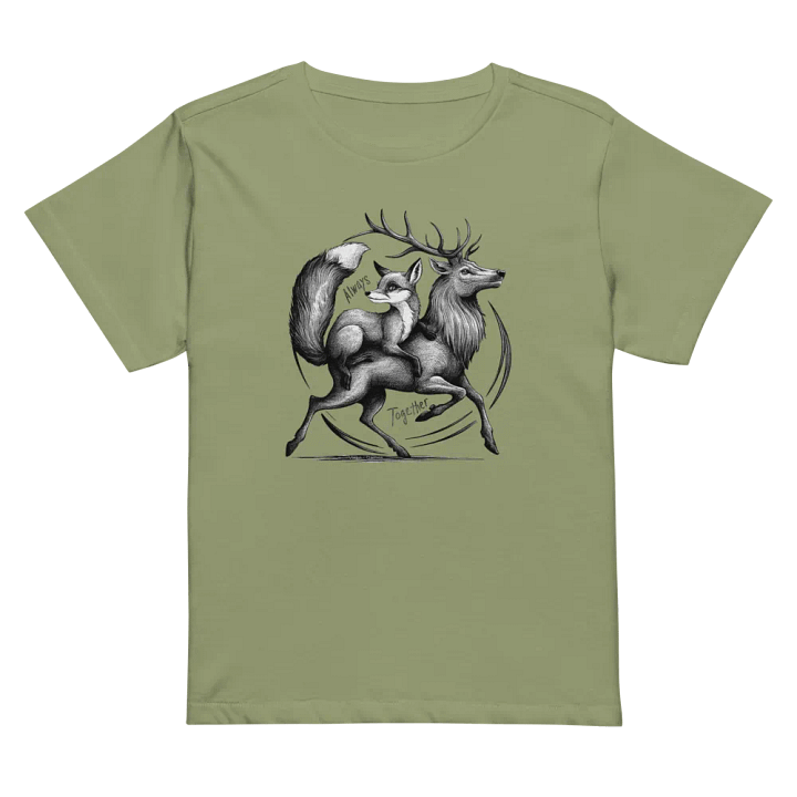 Always Together Iconic Vixen and Stag Women's High Waisted Tee product image (29)
